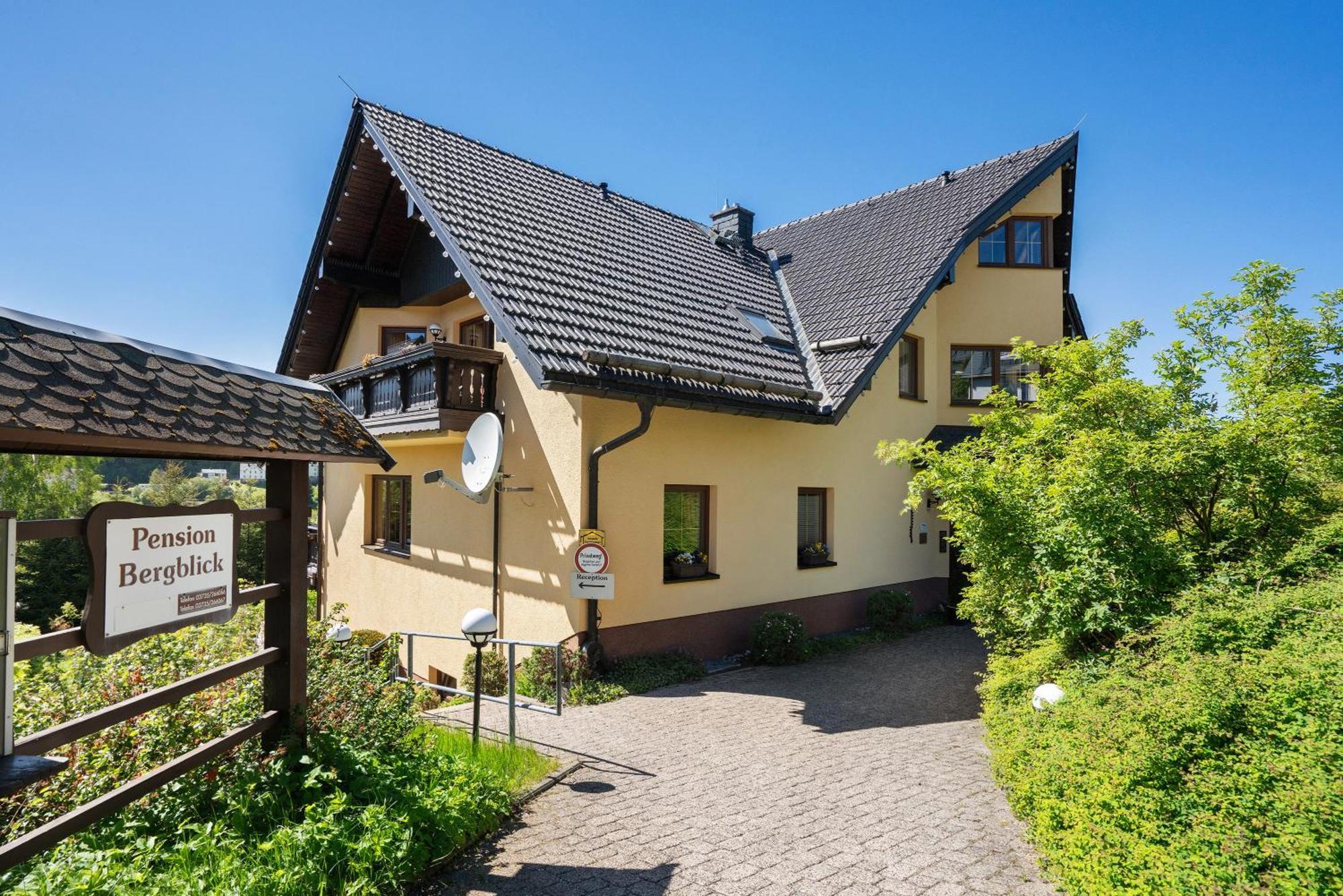 Pension Bergblick Marienberg Exterior foto