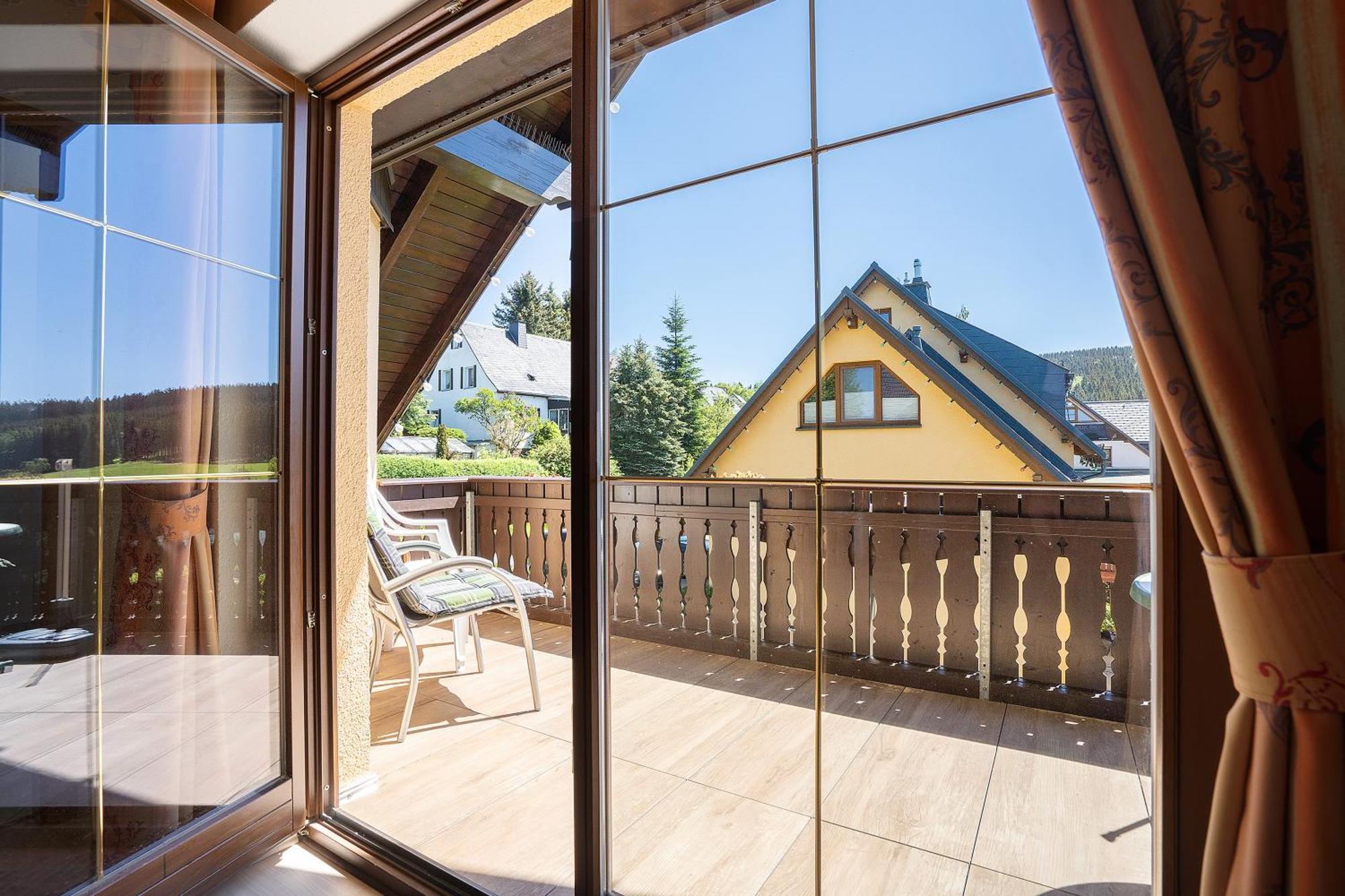 Pension Bergblick Marienberg Exterior foto