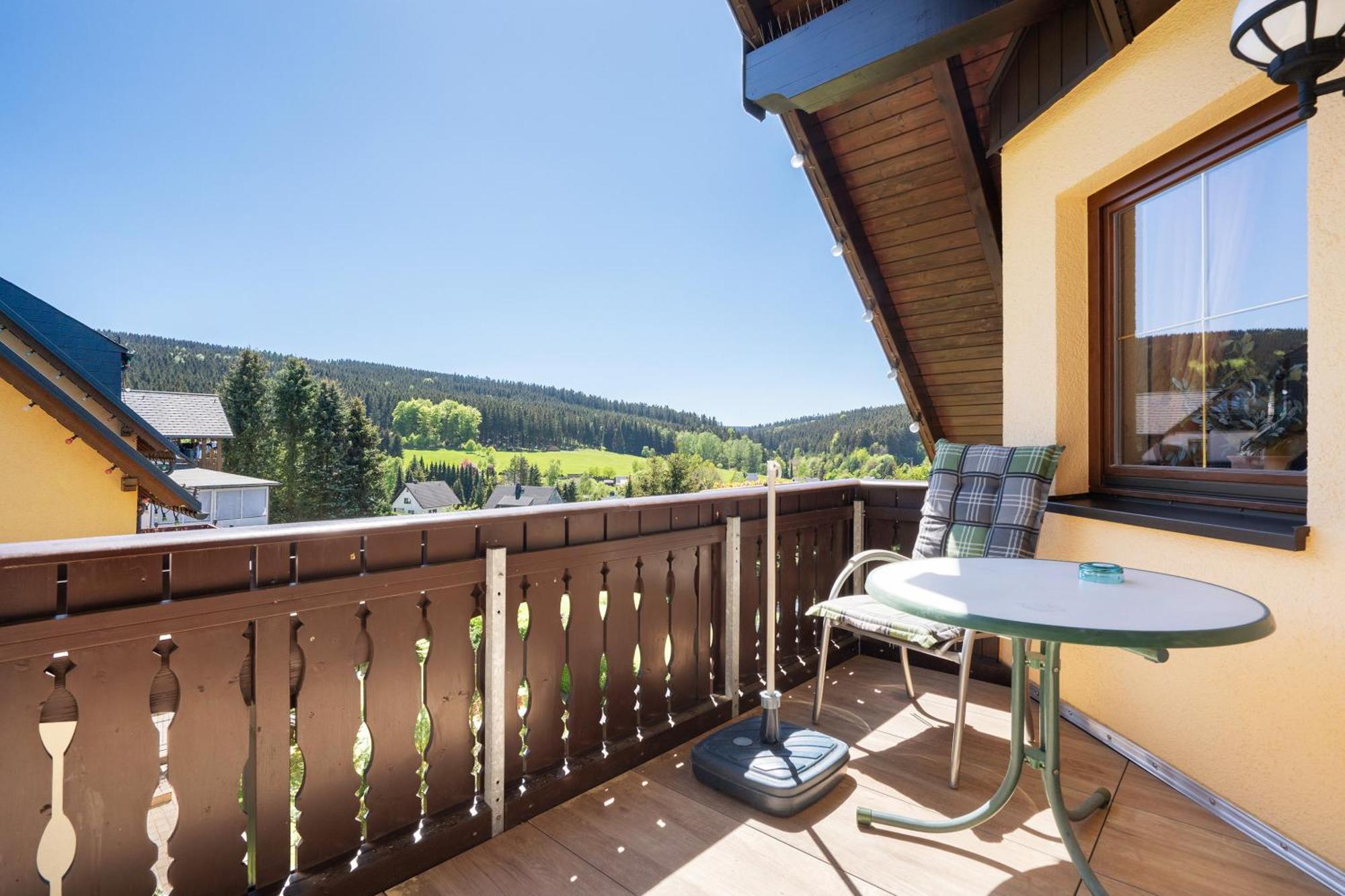 Pension Bergblick Marienberg Exterior foto