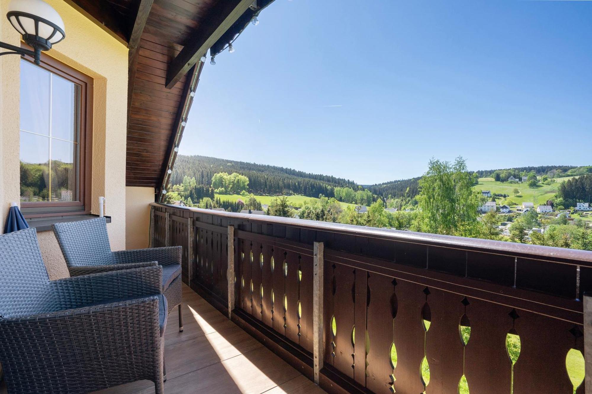 Pension Bergblick Marienberg Exterior foto